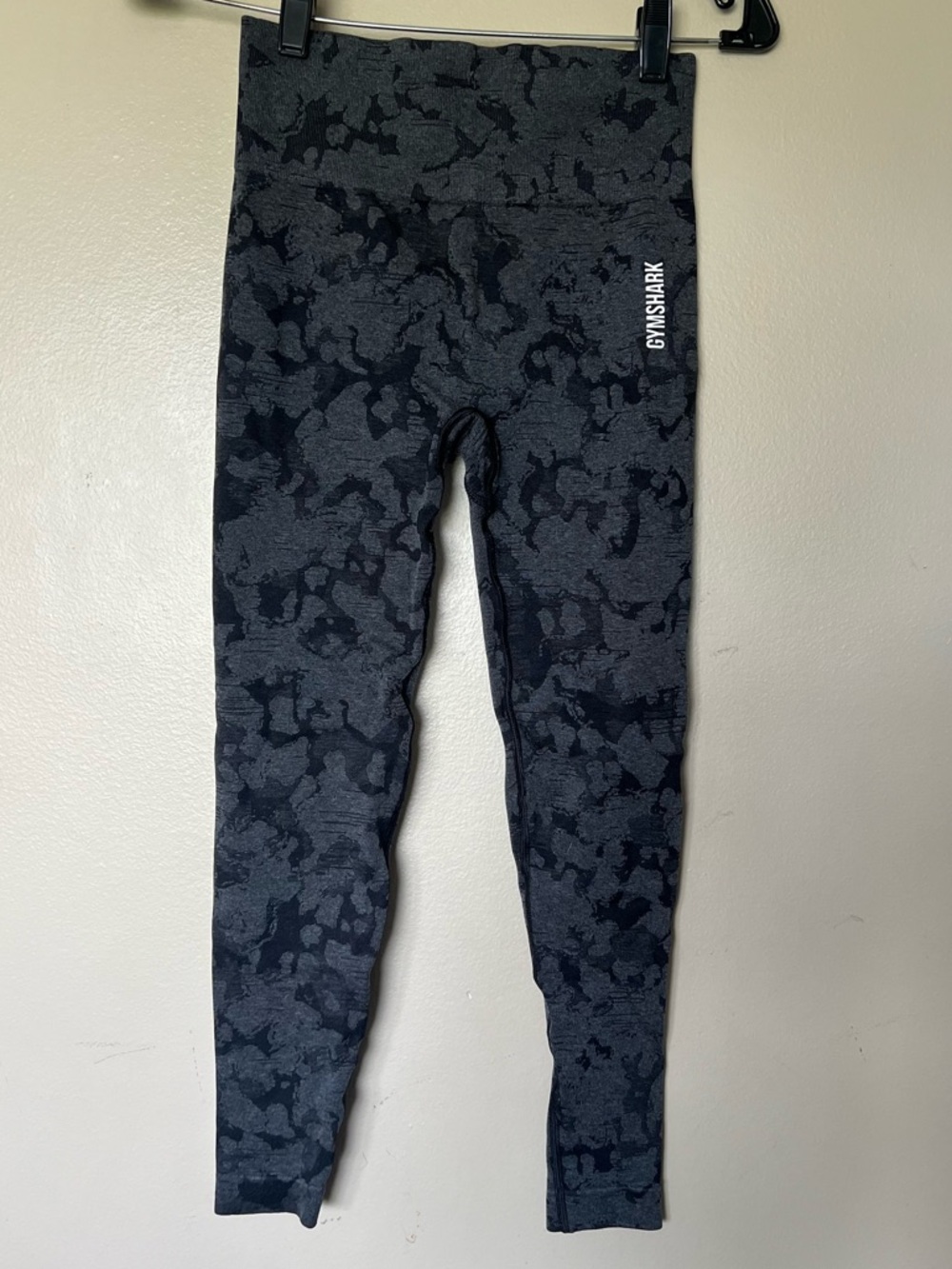 Gymshark Dark Gray Heather Camo High-Waist Leggings